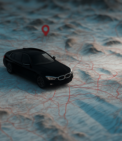 Travel-related imagery, decorative element