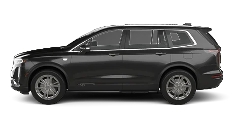 Black SUV car viewed from the side, highlighting four doors, alloy wheels, and streamlined profile.