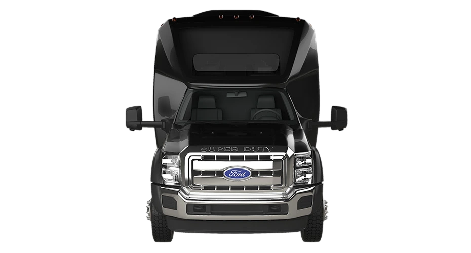 Carey luxury mini bus Ford F-550 Grech shuttle bus