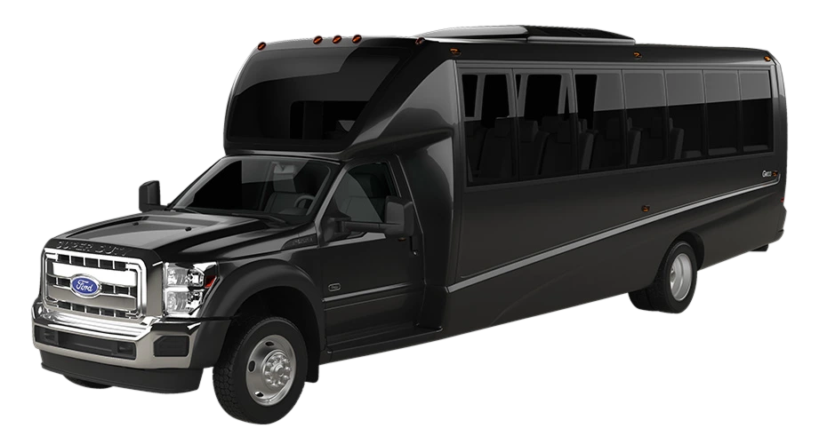 Carey luxury mini bus Ford F-550 Grech shuttle bus
